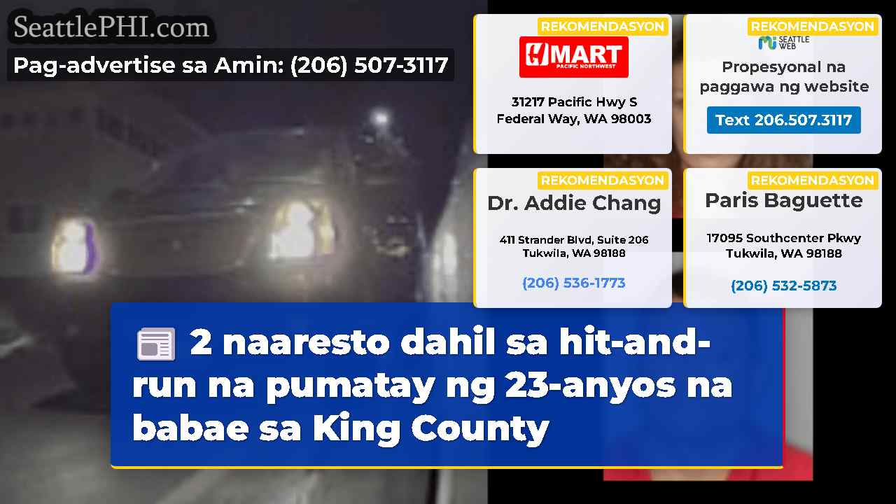 2 naaresto dahil sa hit-and-run na pumatay ng