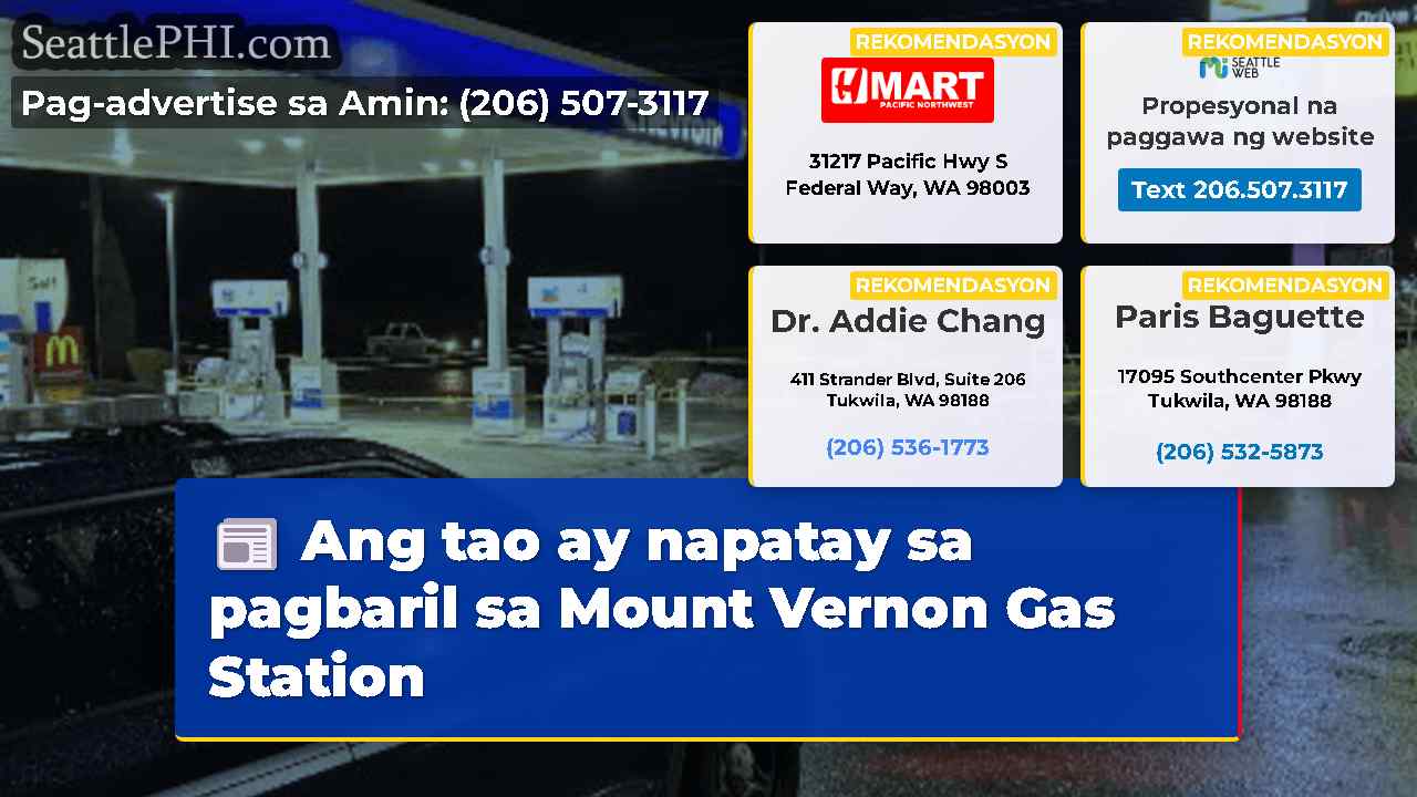 Ang tao ay napatay sa pagbaril sa Mount Vernon