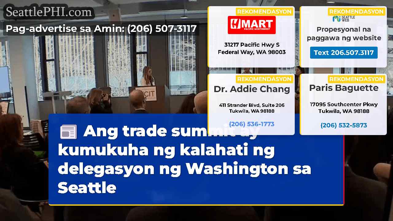 Ang trade summit ay kumukuha ng kalahati ng