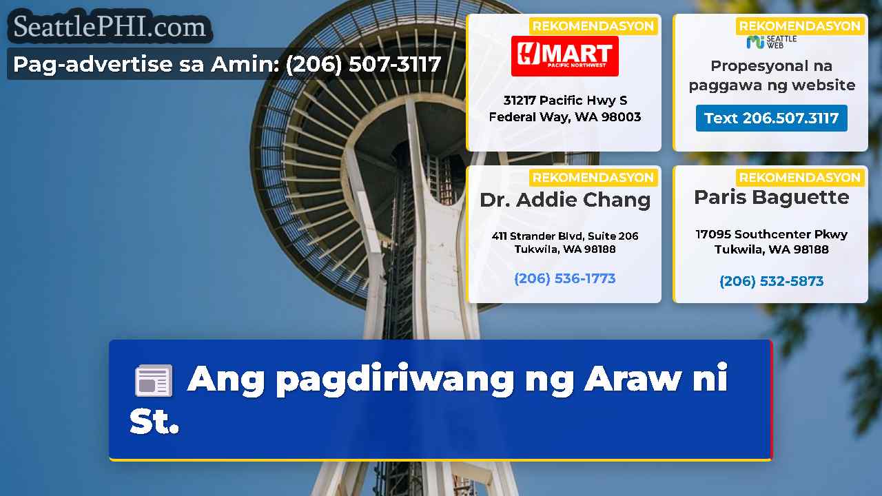 Ang pagdiriwang ng Araw ni St.