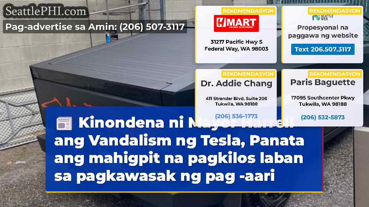 Kinondena ni Mayor Harrell ang Vandalism ng