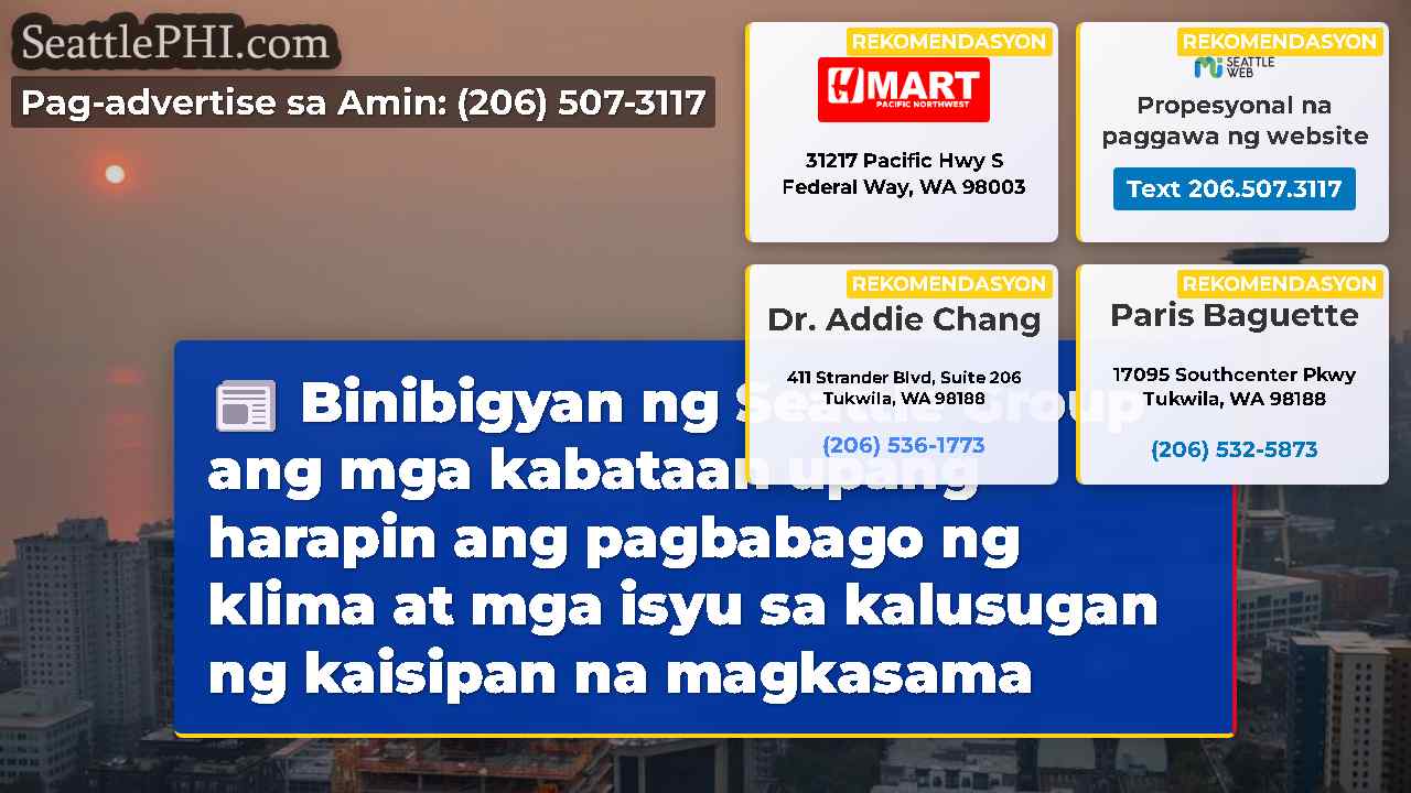 Binibigyan ng Seattle Group ang mga kabataan