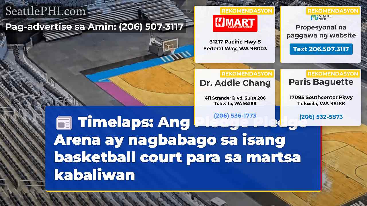 Timelaps: Ang Pledge Pledge Arena ay nagbabago sa