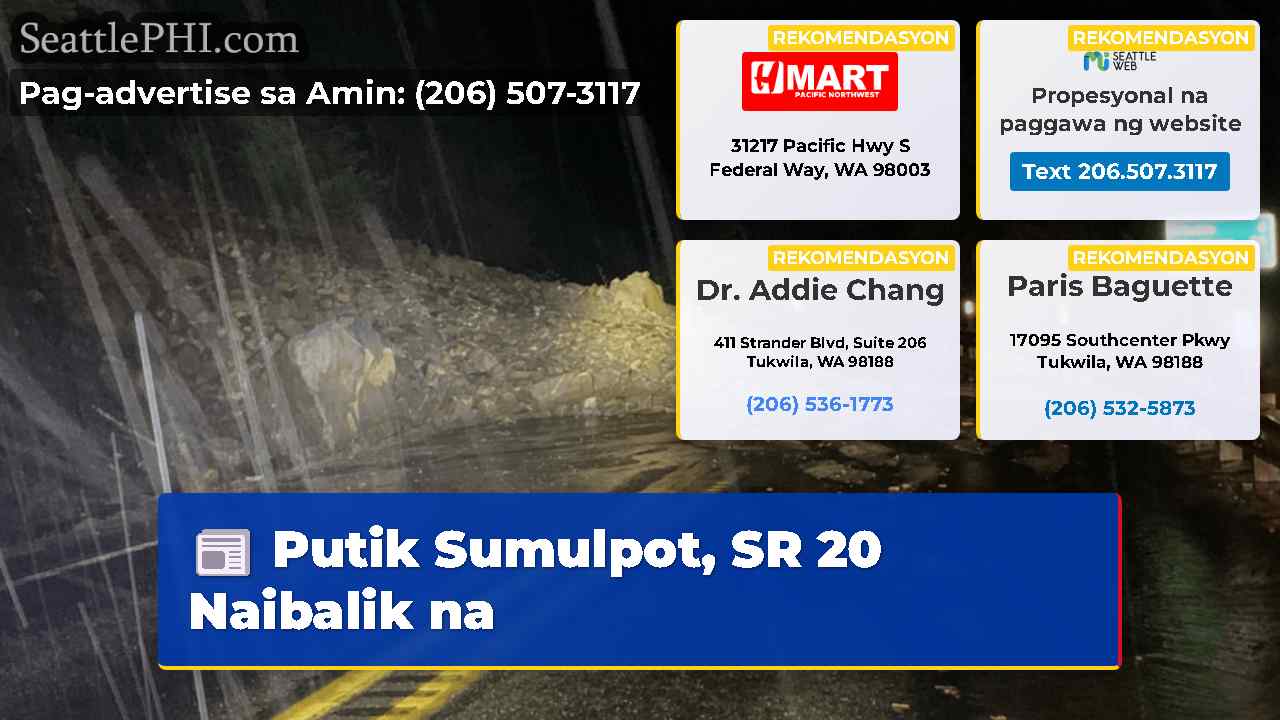 Putik Sumulpot, SR 20 Naibalik na