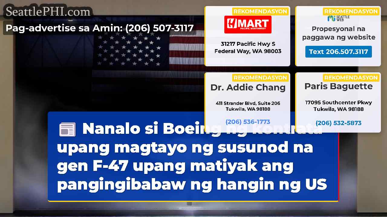 Nanalo si Boeing ng kontrata upang magtayo ng