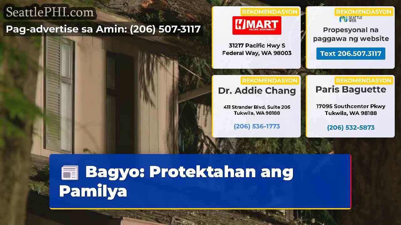 Bagyo: Protektahan ang Pamilya