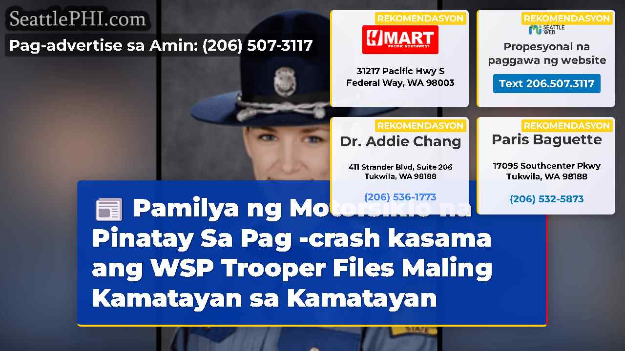 Pamilya ng Motorsiklo na Pinatay Sa Pag -crash