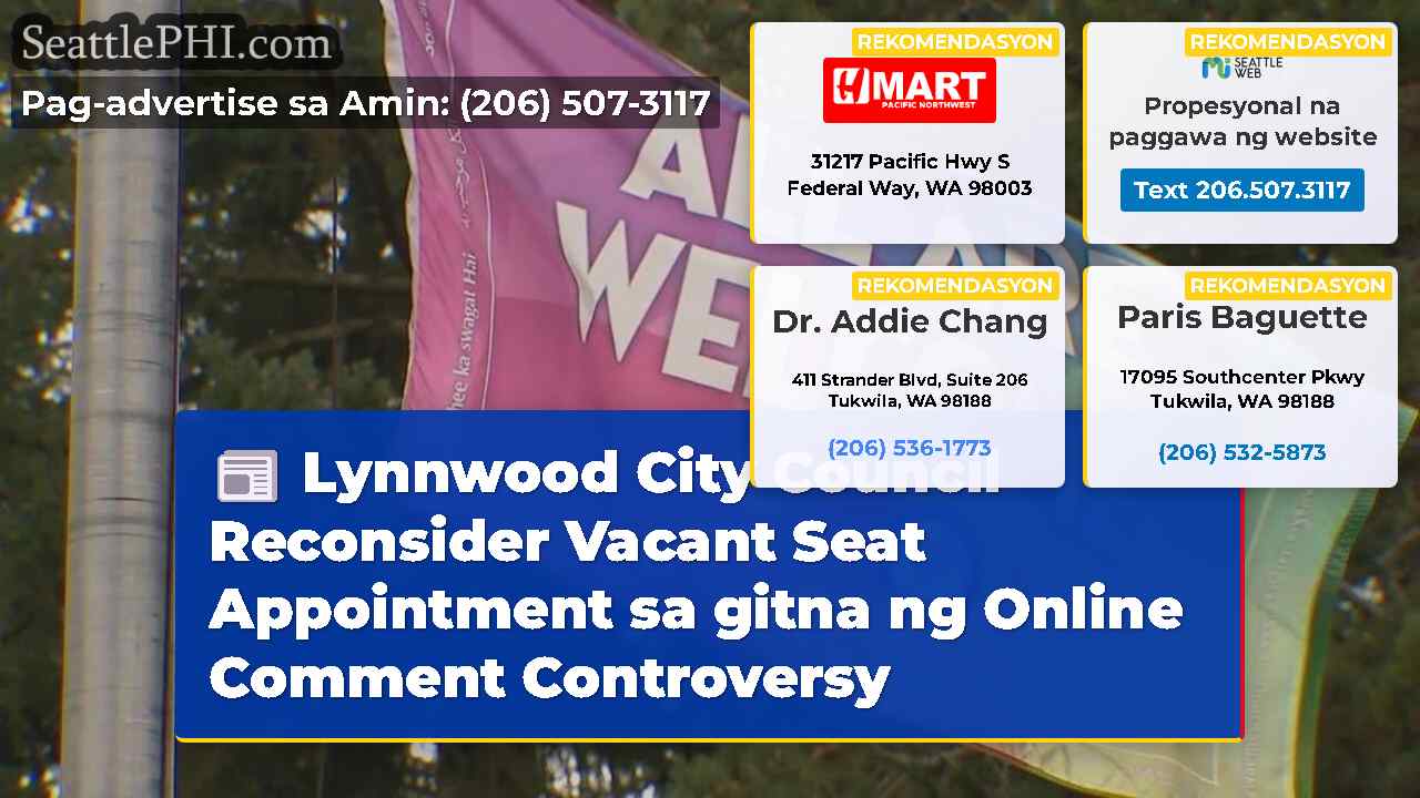 Lynnwood City Council Reconsider Vacant Seat