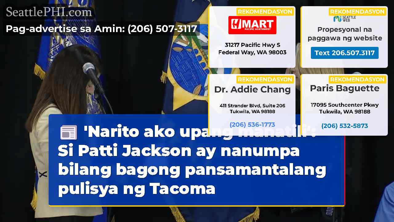 'Narito ako upang manatili': Si Patti Jackson ay
