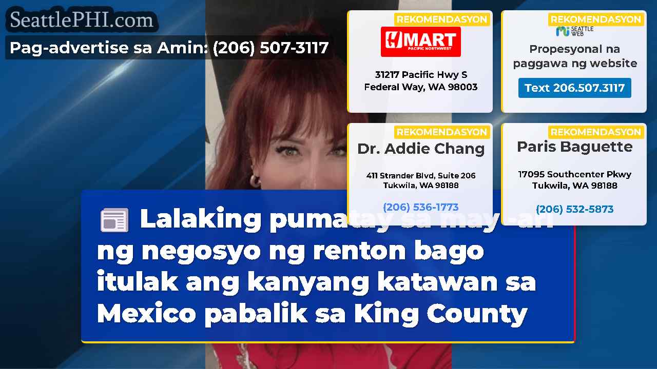 Lalaking pumatay sa may -ari ng negosyo ng renton