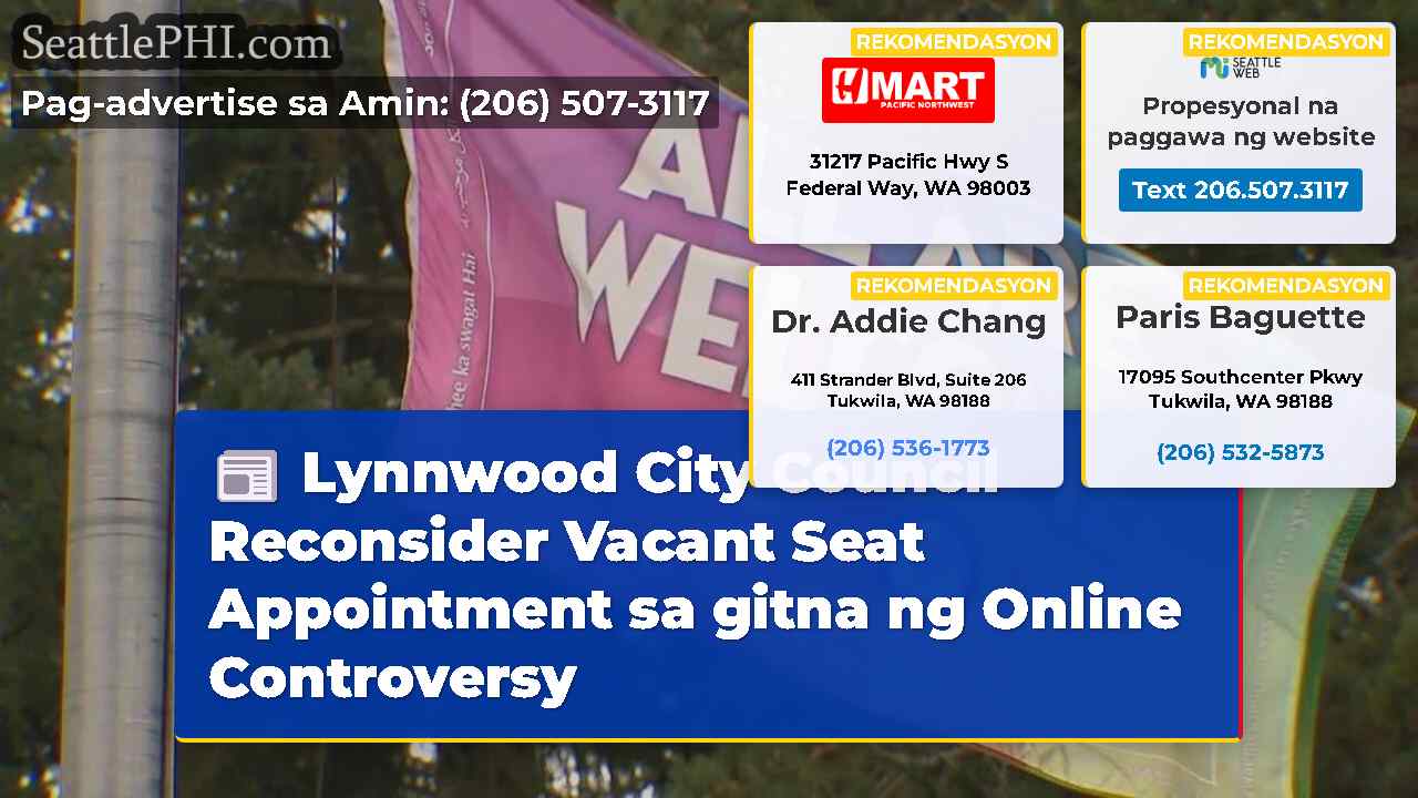Lynnwood City Council Reconsider Vacant Seat