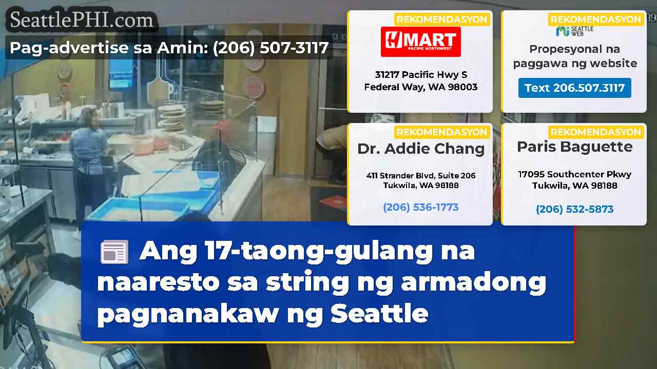 Ang 17-taong-gulang na naaresto sa string ng