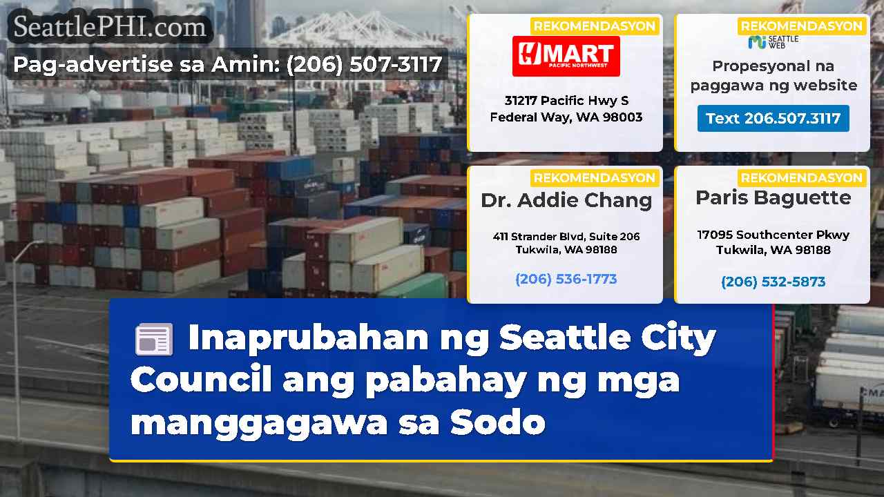 balita sa Seattle SeattlePHI