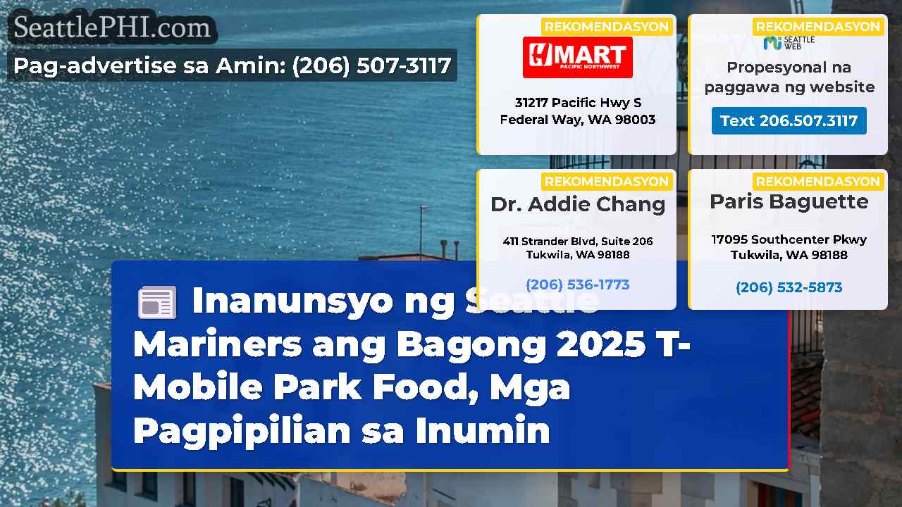 Inanunsyo ng Seattle Mariners ang Bagong 2025