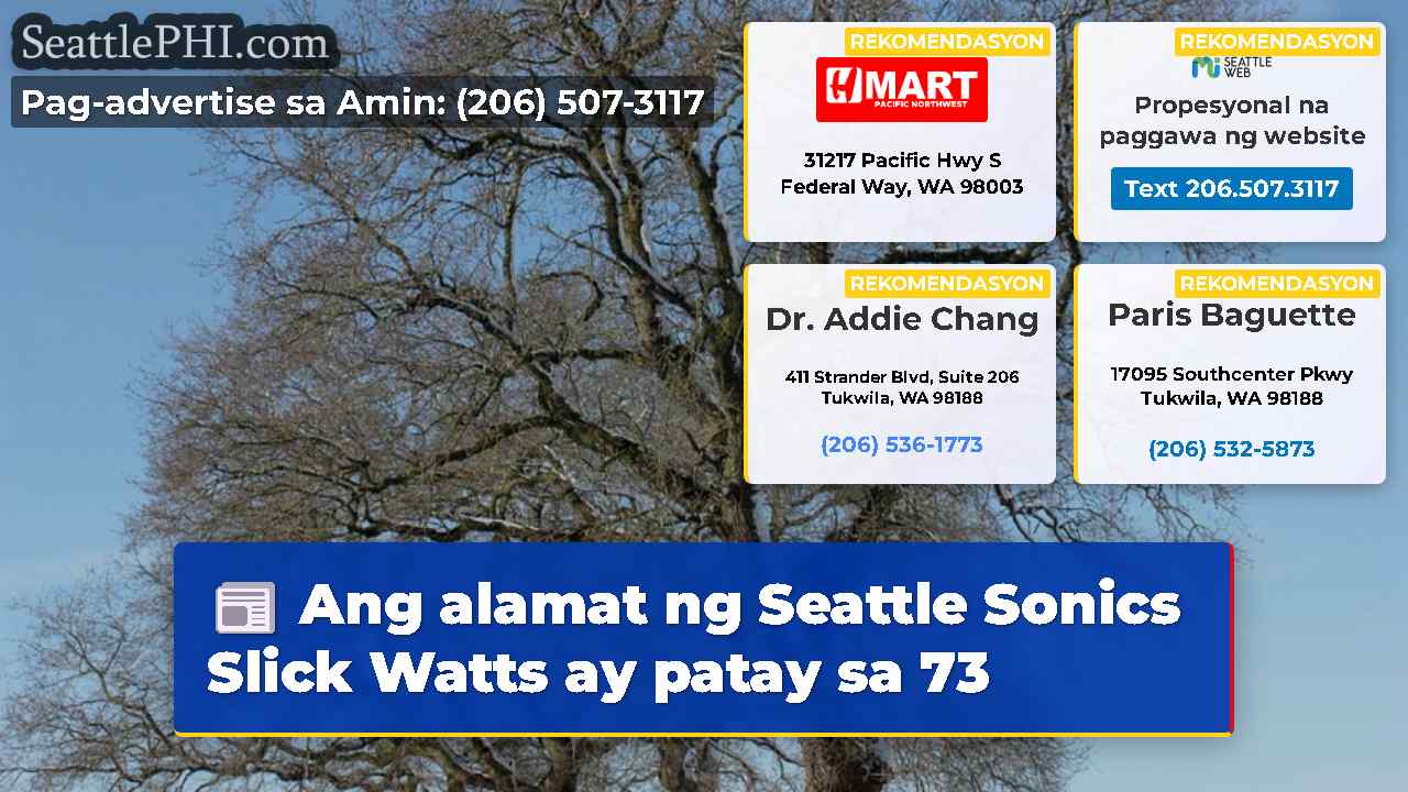 Ang alamat ng Seattle Sonics Slick Watts ay patay