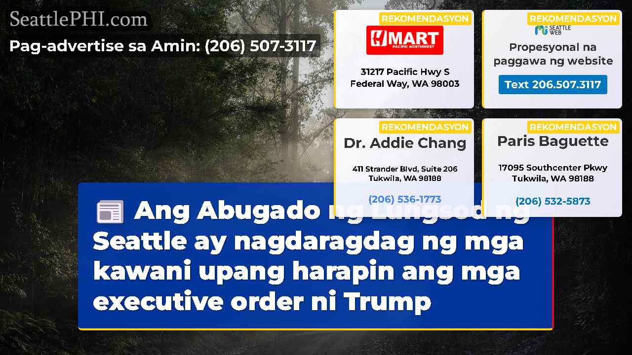 balita sa Seattle SeattlePHI