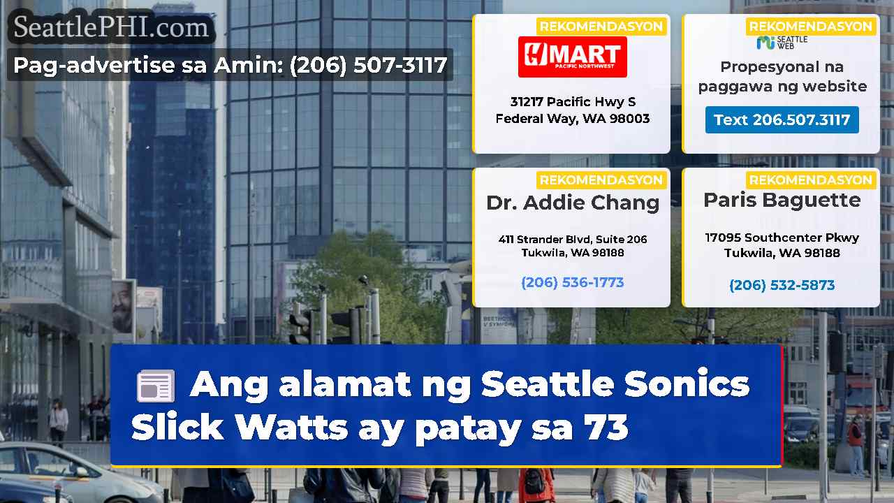 balita sa Seattle SeattlePHI