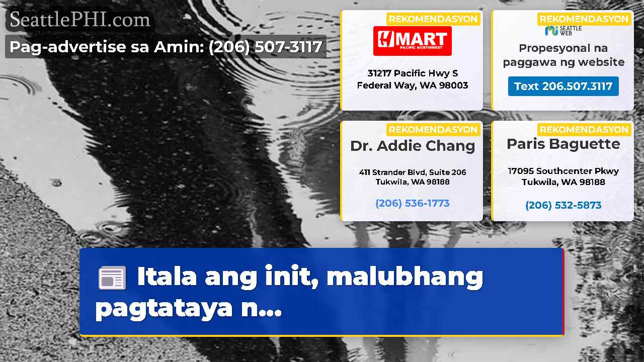 Itala ang init, malubhang pagtataya n...