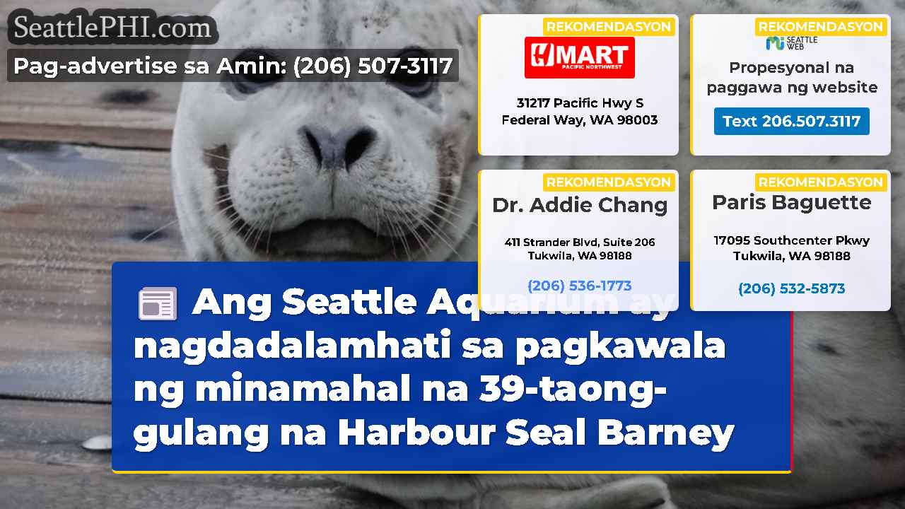 Ang Seattle Aquarium ay nagdadalamhati sa