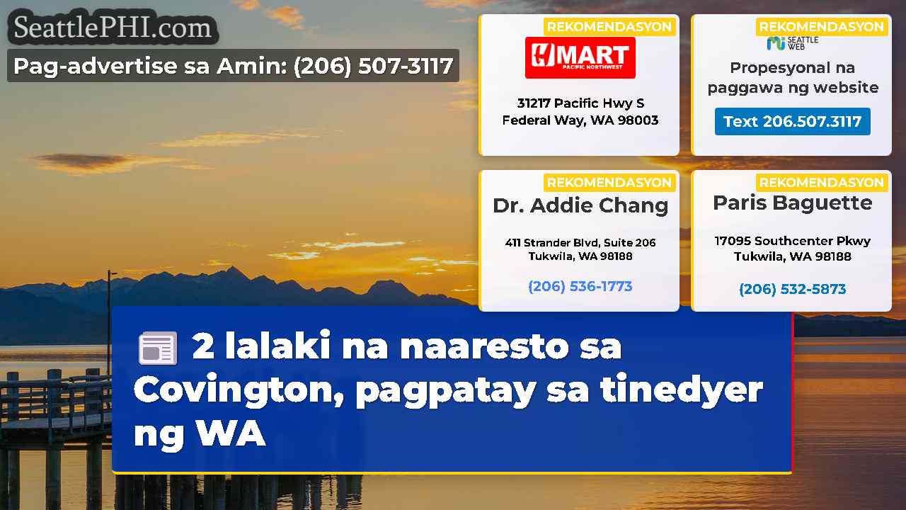 2 lalaki na naaresto sa Covington, pagpatay sa
