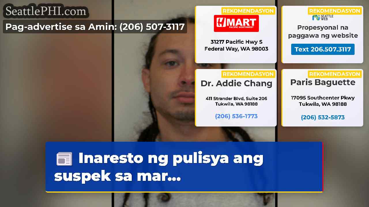 Inaresto ng pulisya ang suspek sa mar...