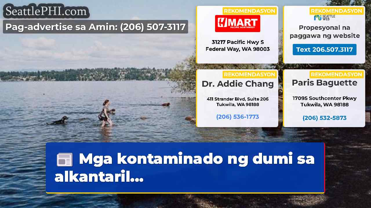 Mga kontaminado ng dumi sa alkantaril...