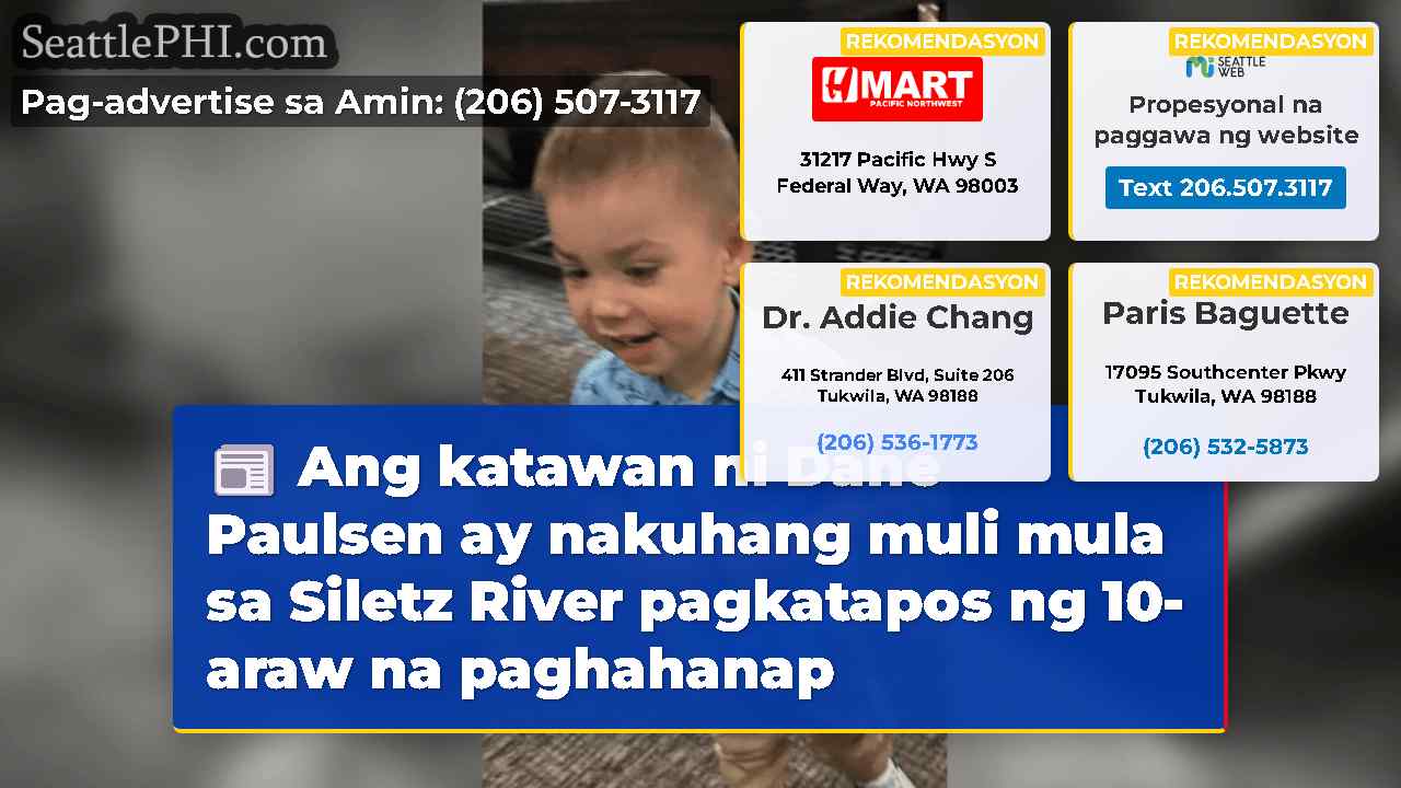 Ang katawan ni Dane Paulsen ay nakuhang muli mula