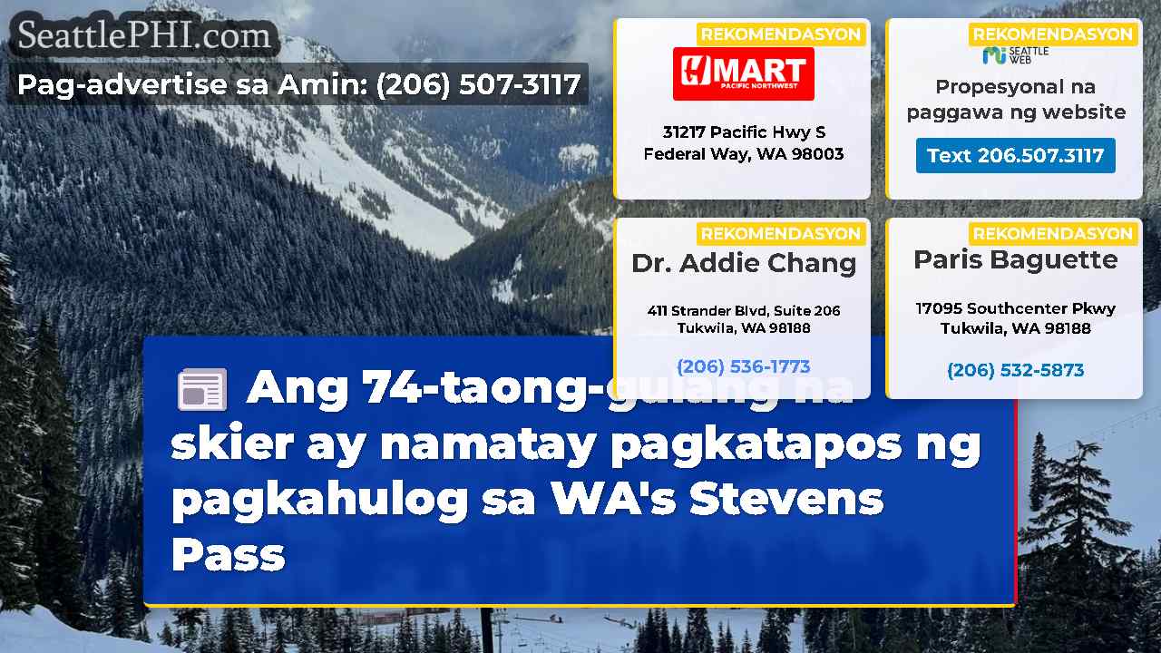 Ang 74-taong-gulang na skier ay namatay