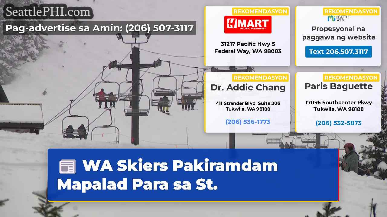 WA Skiers Pakiramdam Mapalad Para sa St.