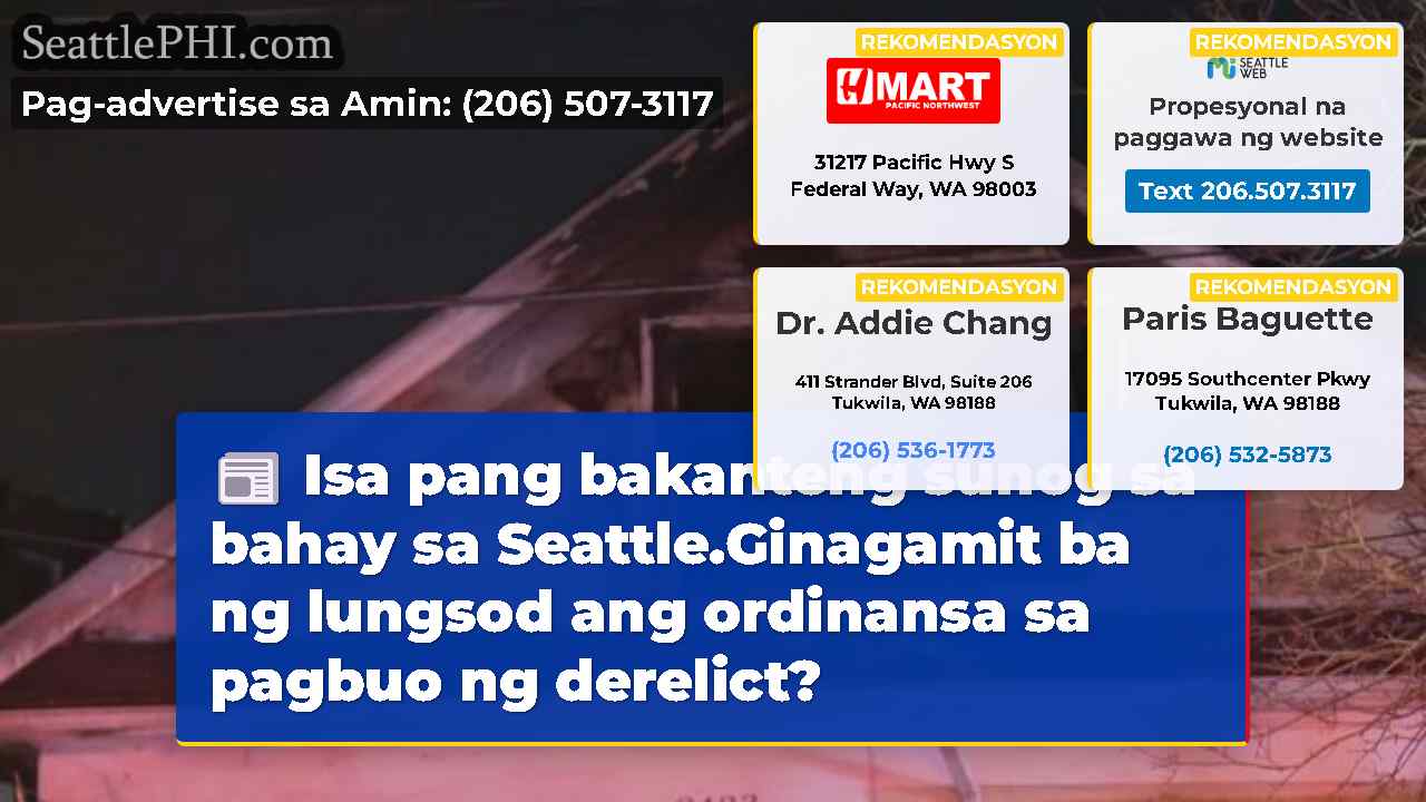 balita sa Seattle SeattlePHI