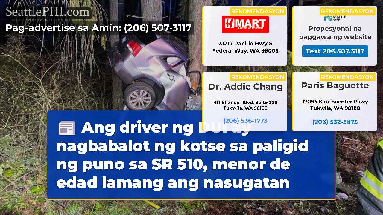 Ang driver ng DUI ay nagbabalot ng kotse sa