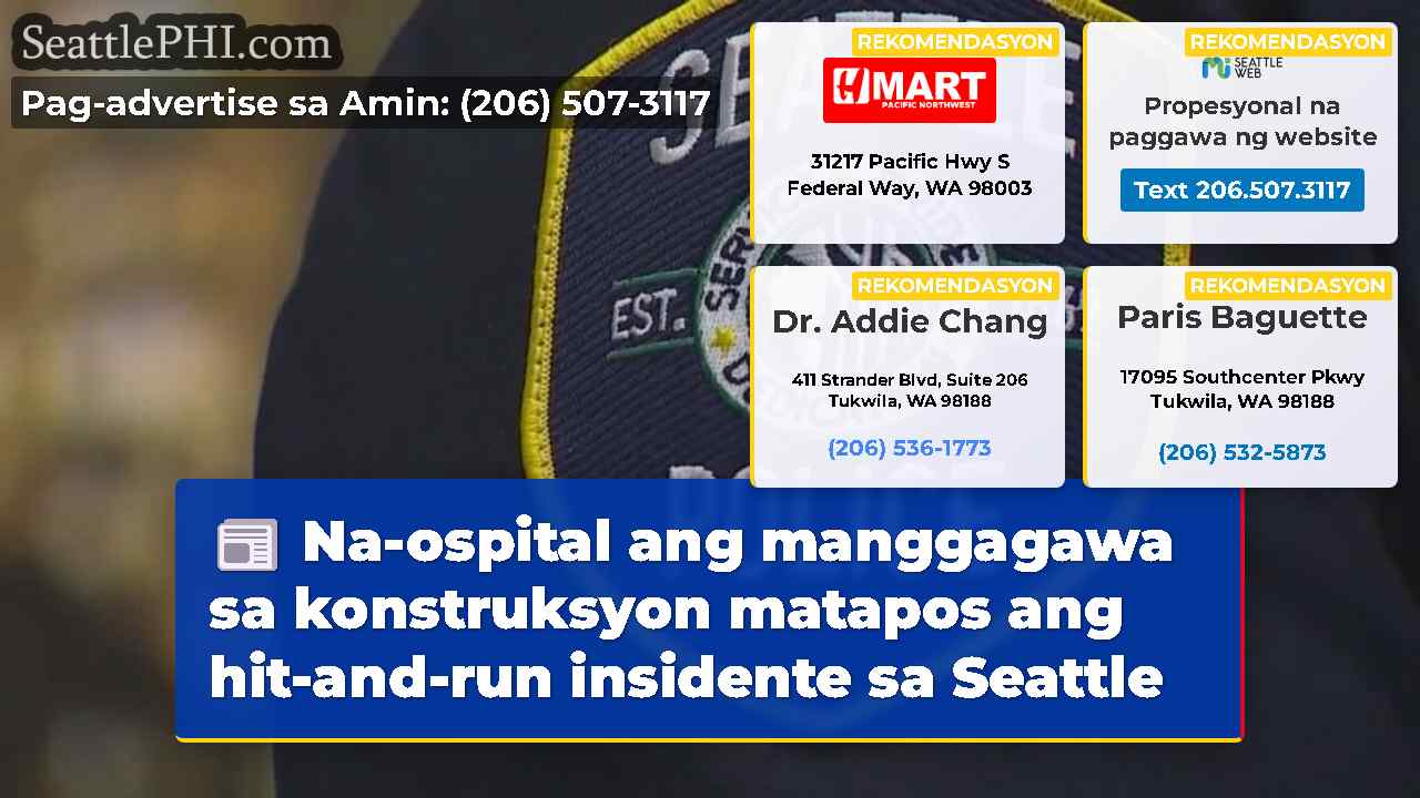 Na-ospital ang manggagawa sa konstruksyon matapos