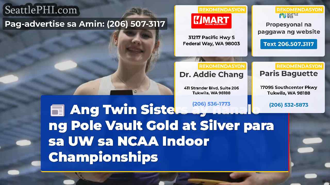 Ang Twin Sisters ay nanalo ng Pole Vault Gold at