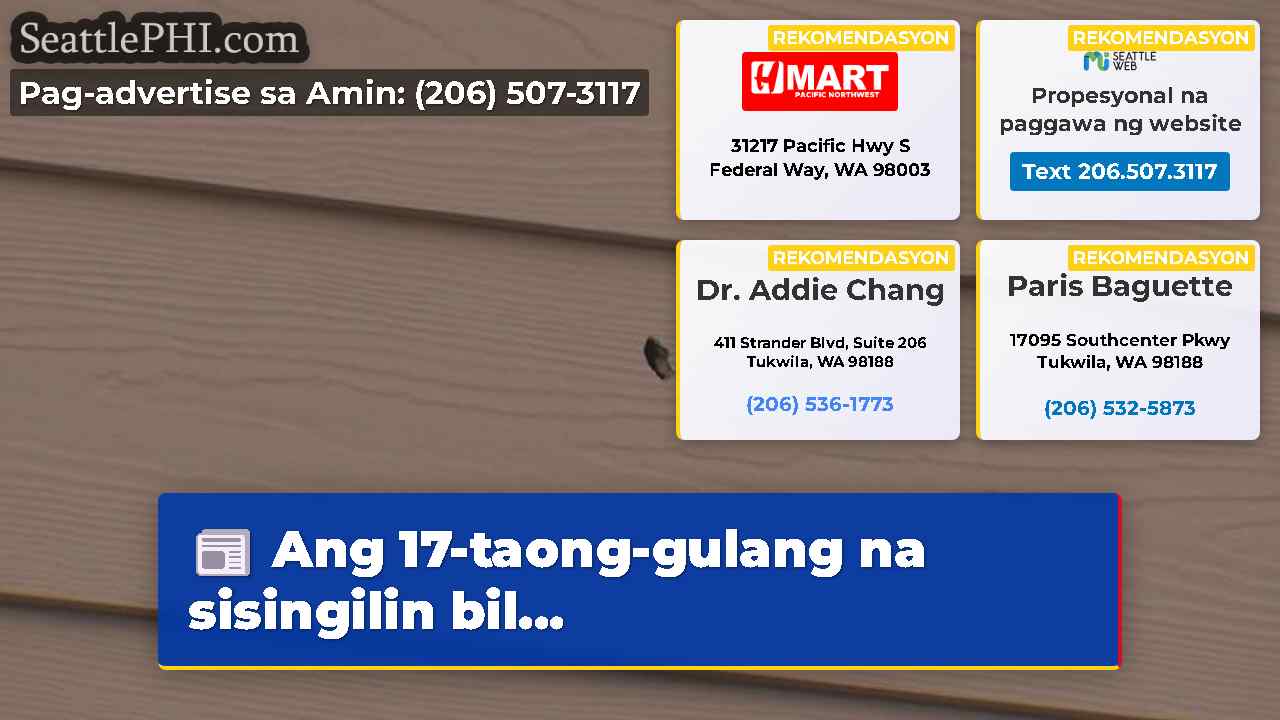 balita sa Seattle SeattlePHI