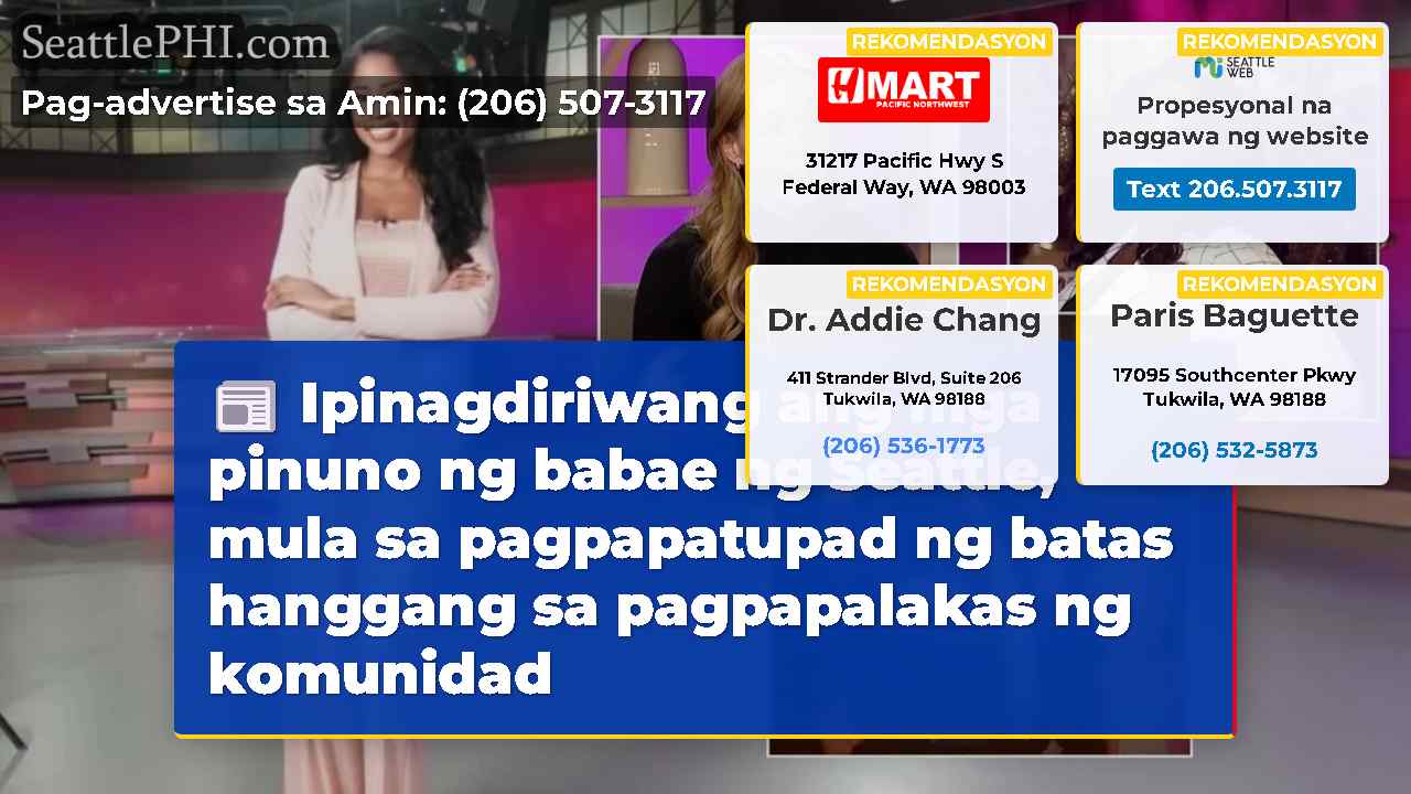 Ipinagdiriwang ang mga pinuno ng babae ng