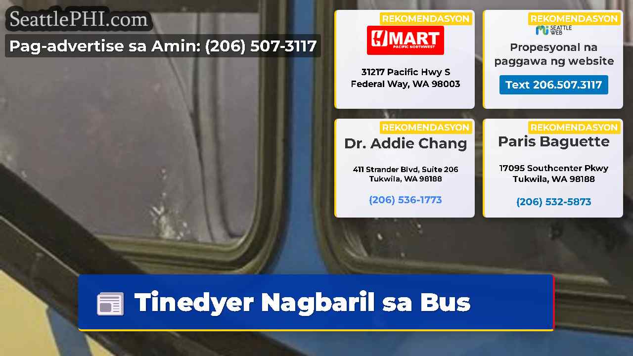 Tinedyer Nagbaril sa Bus