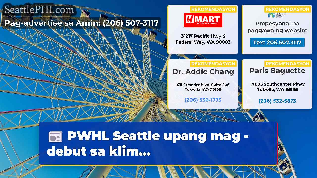 balita sa Seattle SeattlePHI