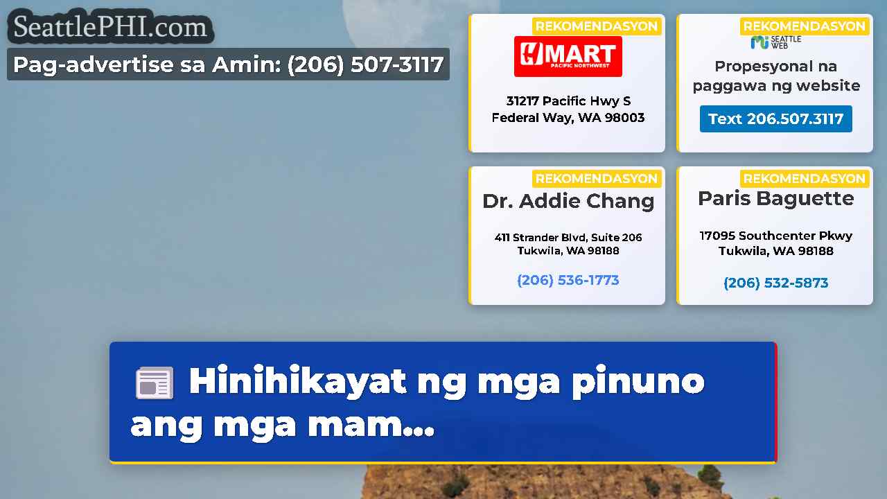 balita sa Seattle SeattlePHI