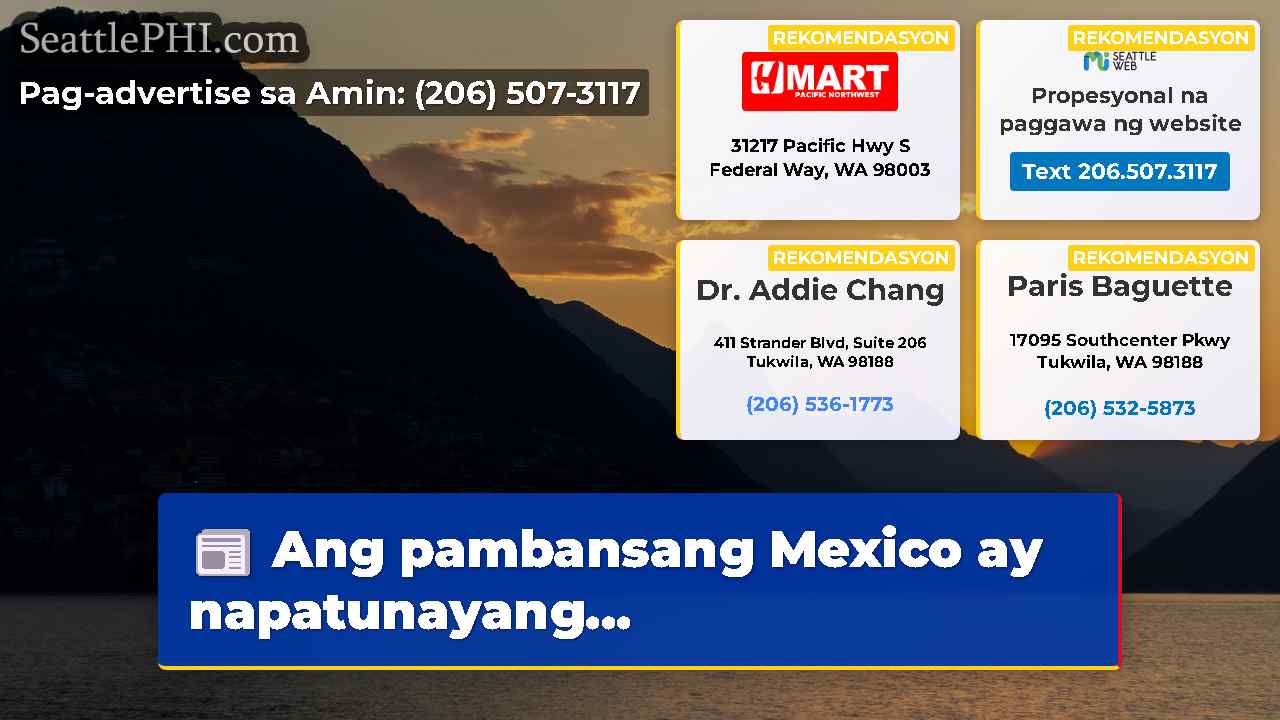 balita sa Seattle SeattlePHI