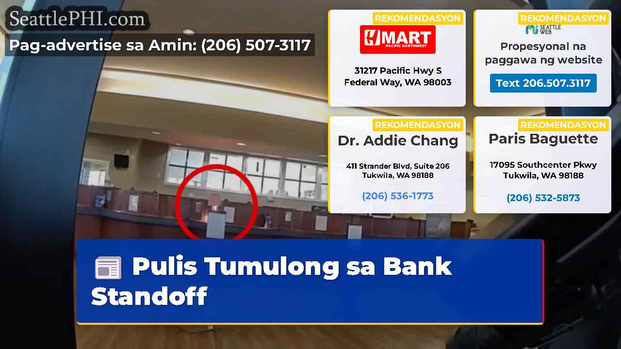 Pulis Tumulong sa Bank Standoff