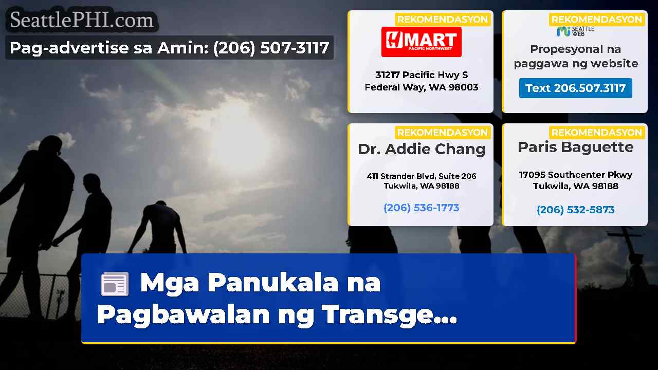 Mga Panukala na Pagbawalan ng Transge...