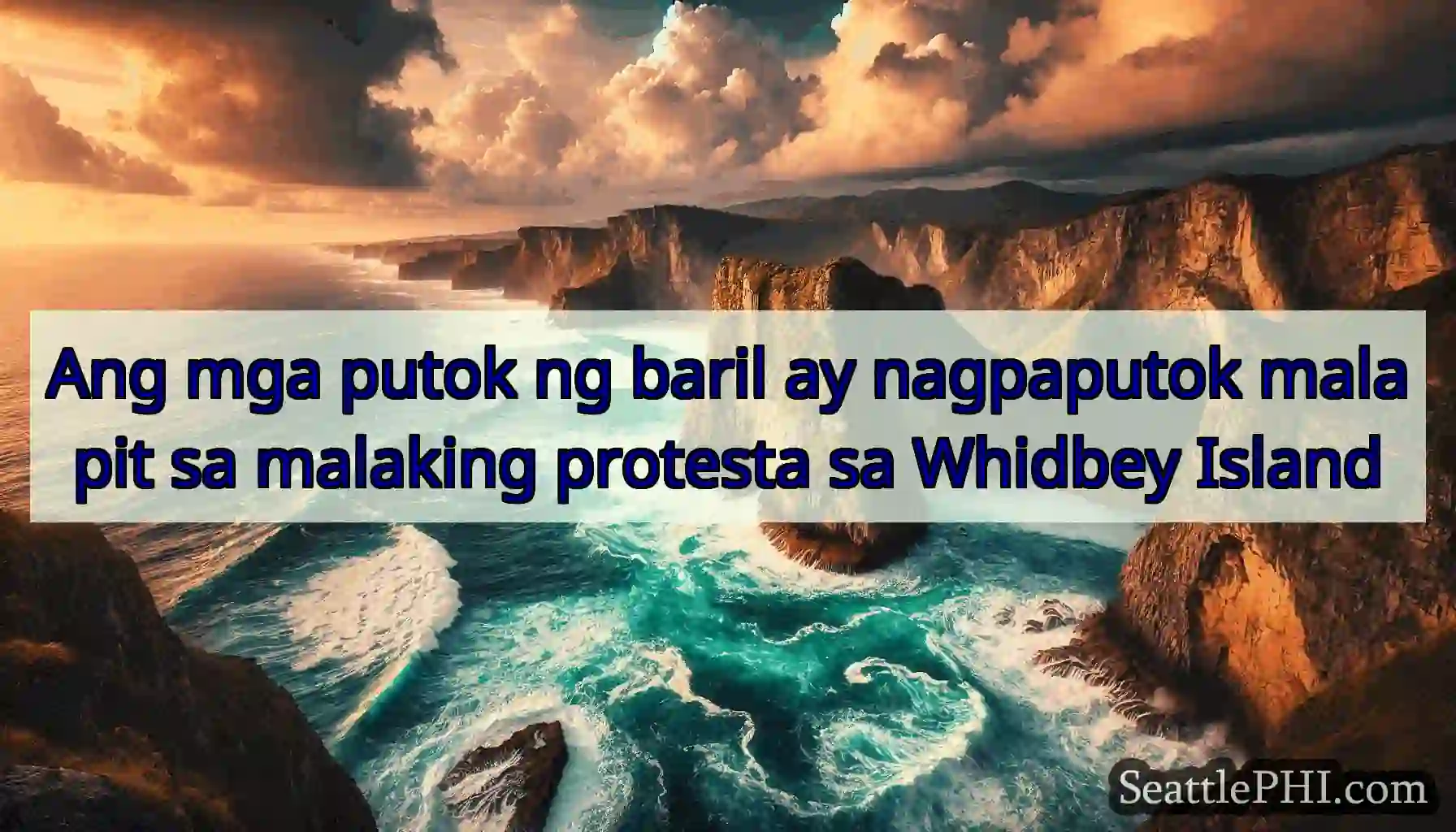 Ang mga putok ng baril ay nagpaputok malapit sa