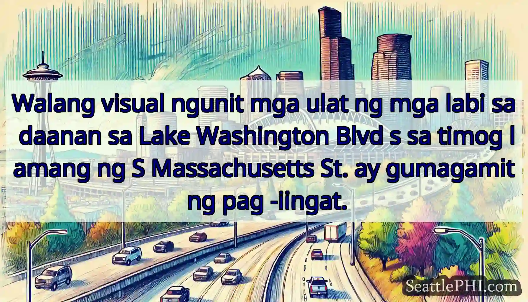 Walang visual ngunit mga ulat ng mga labi sa