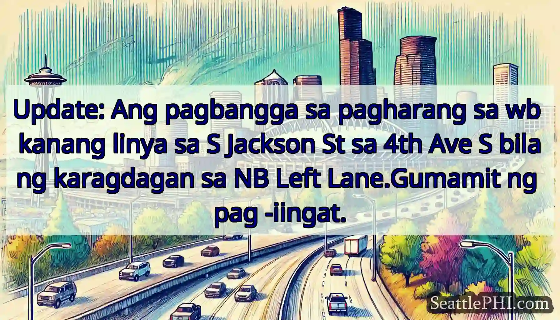 Update: Ang pagbangga sa pagharang sa wb kanang