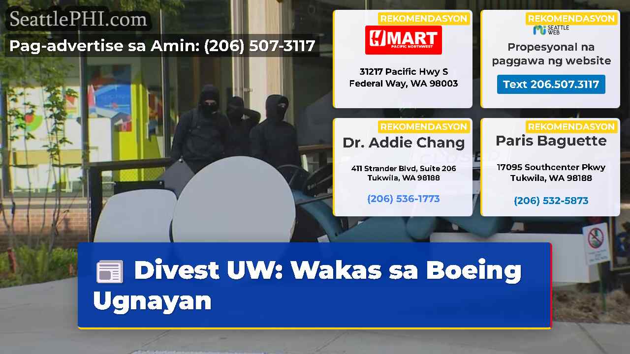 Divest UW: Wakas sa Boeing Ugnayan
