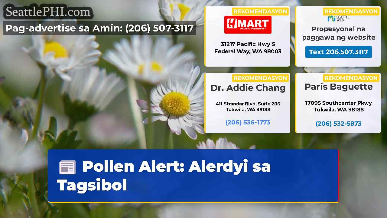 Pollen Alert: Alerdyi sa Tagsibol