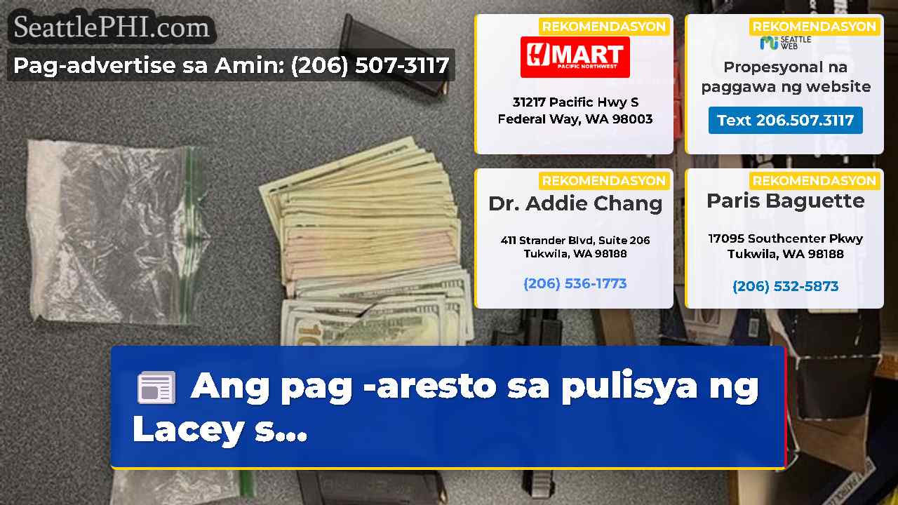 Ang pag -aresto sa pulisya ng Lacey s...