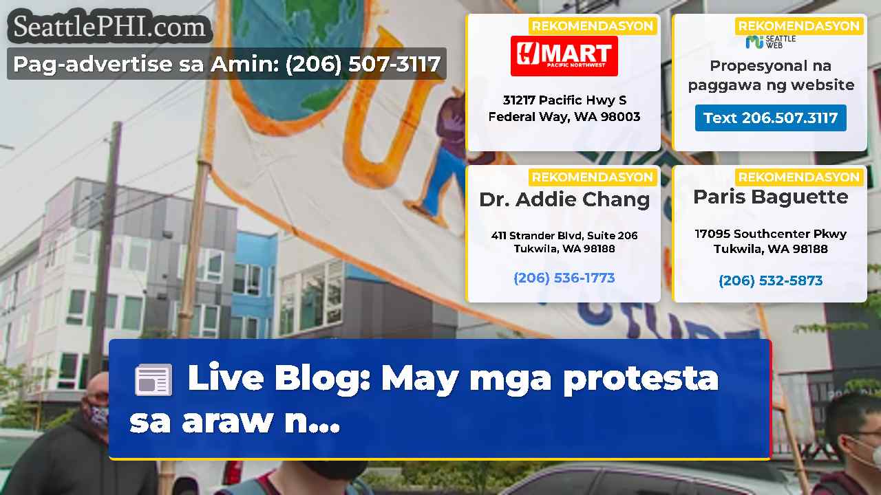 Live Blog: May mga protesta sa araw n...