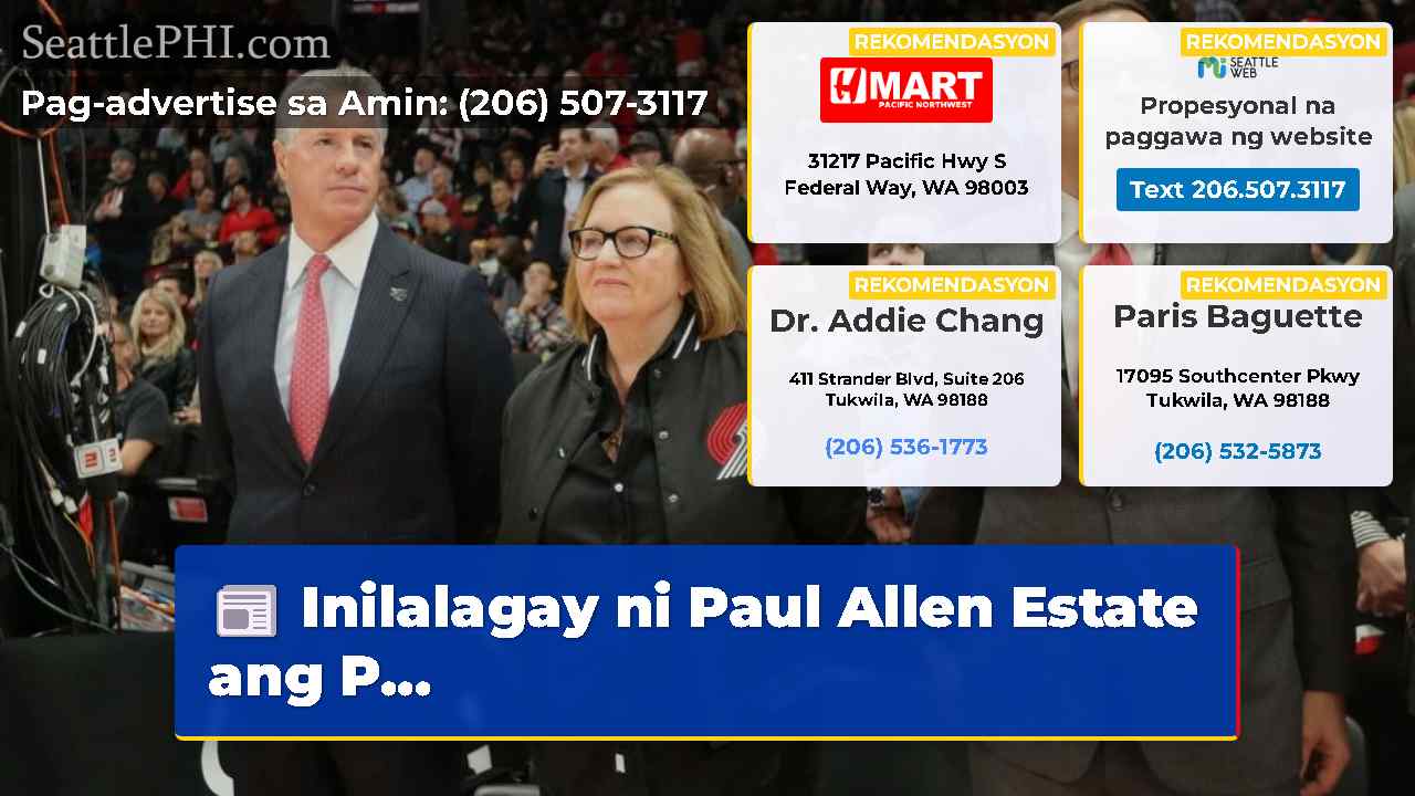 Inilalagay ni Paul Allen Estate ang P…