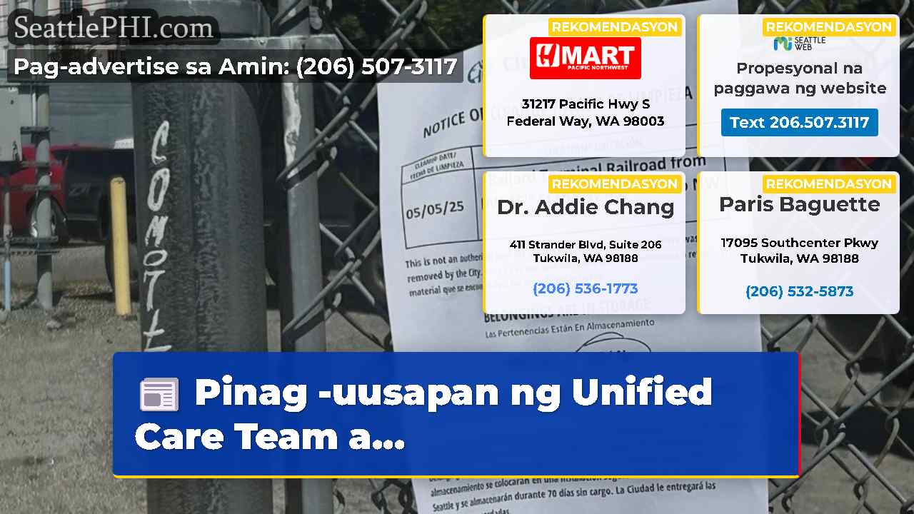 Pinag -uusapan ng Unified Care Team a...